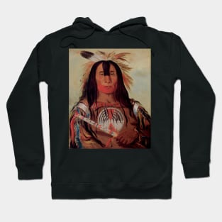 Native American Indian Portrait by George Catlin Hoodie